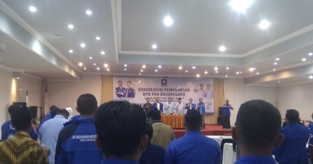 DPD PAN Kabupaten Bojonegoro menggelar Konsolidasi Kemengan Wannur